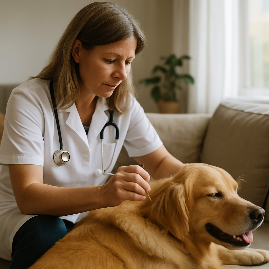 Veterinary Acupuncture Treatment